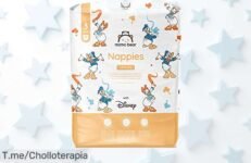 Despierta las risas y dulces sueños de tu pequeño con pañales ultrasecos Mama Bear de Disney en oferta única, ¡86 unidades a un precio loco que no podrás dejar pasar!