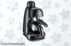 Despierta tus mañanas con la cafetera espresso Severin, oferta nunca vista y precio de ganga para disfrutar café barista en casa ¡Compra ahora antes que se agote!