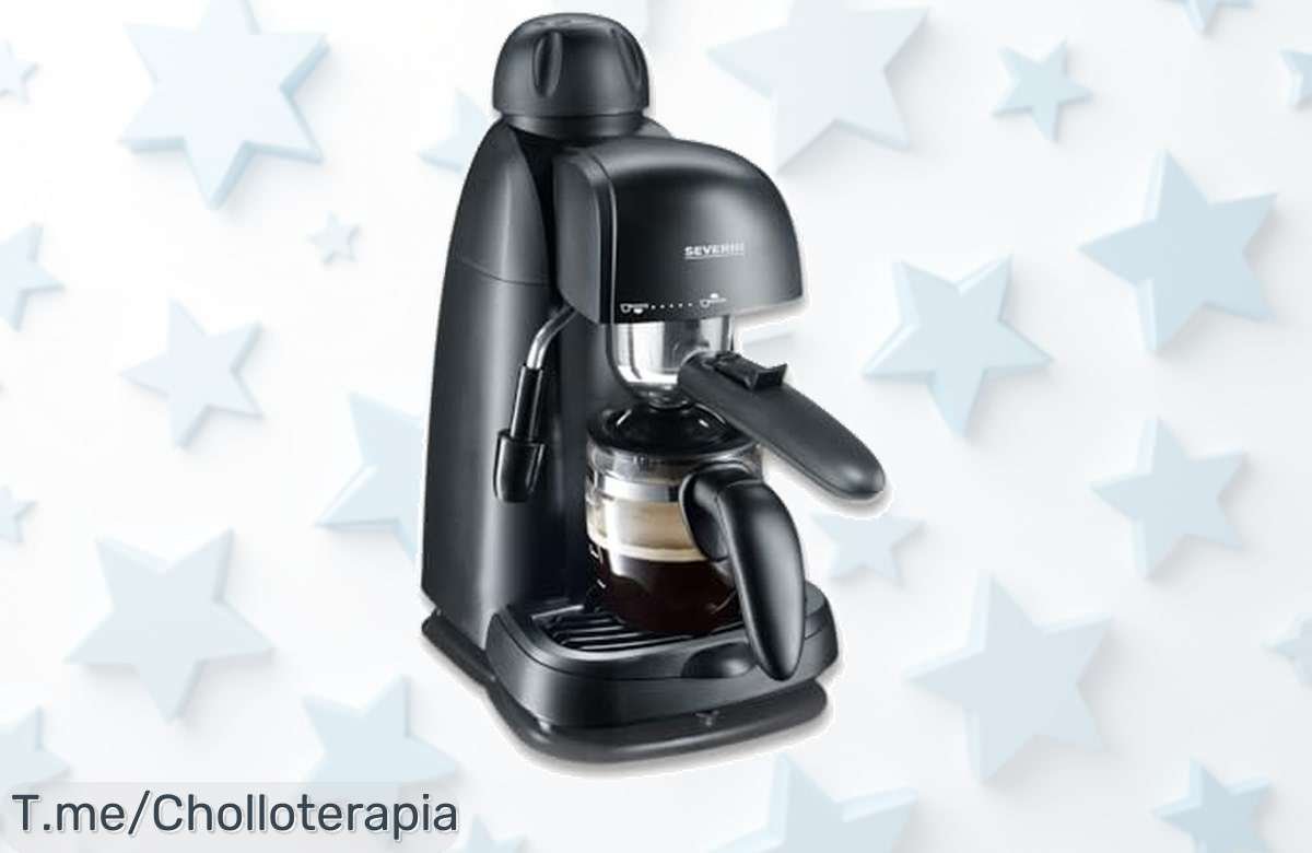 Despierta tus mañanas con la cafetera espresso Severin, oferta nunca vista y precio de ganga para disfrutar café barista en casa. ¡Compra ahora antes que se agote!