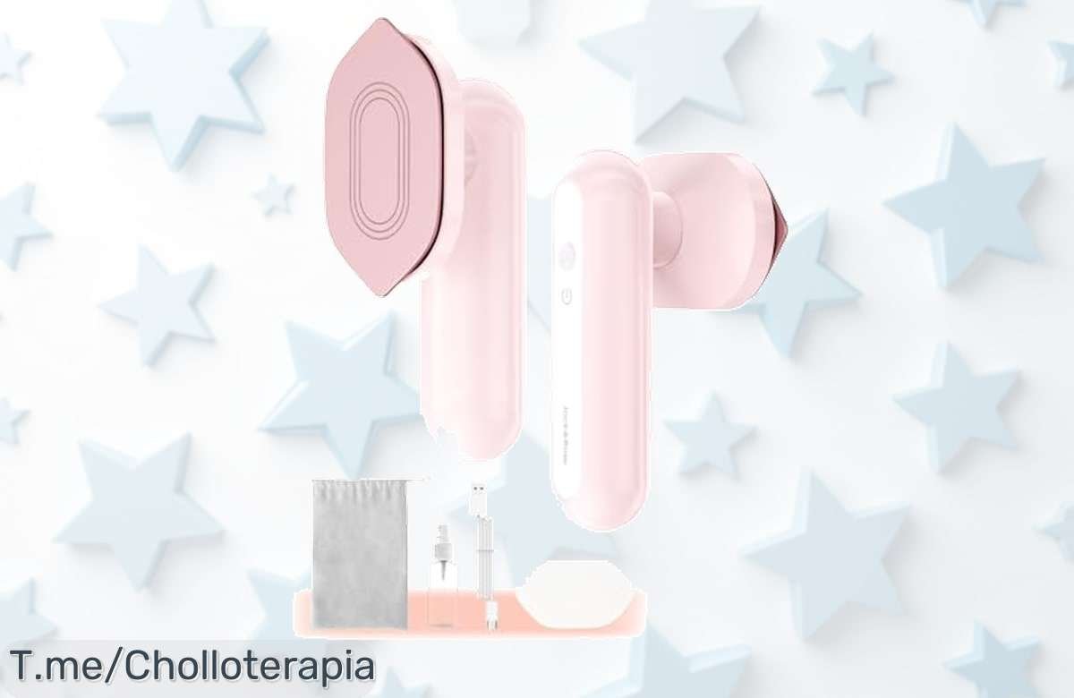 Dile adiós a las arrugas en tus viajes con la mini plancha inalámbrica: práctico, eficaz y un chollazo que no puedes dejar pasar. ¡Aprovecha antes de que se agote!