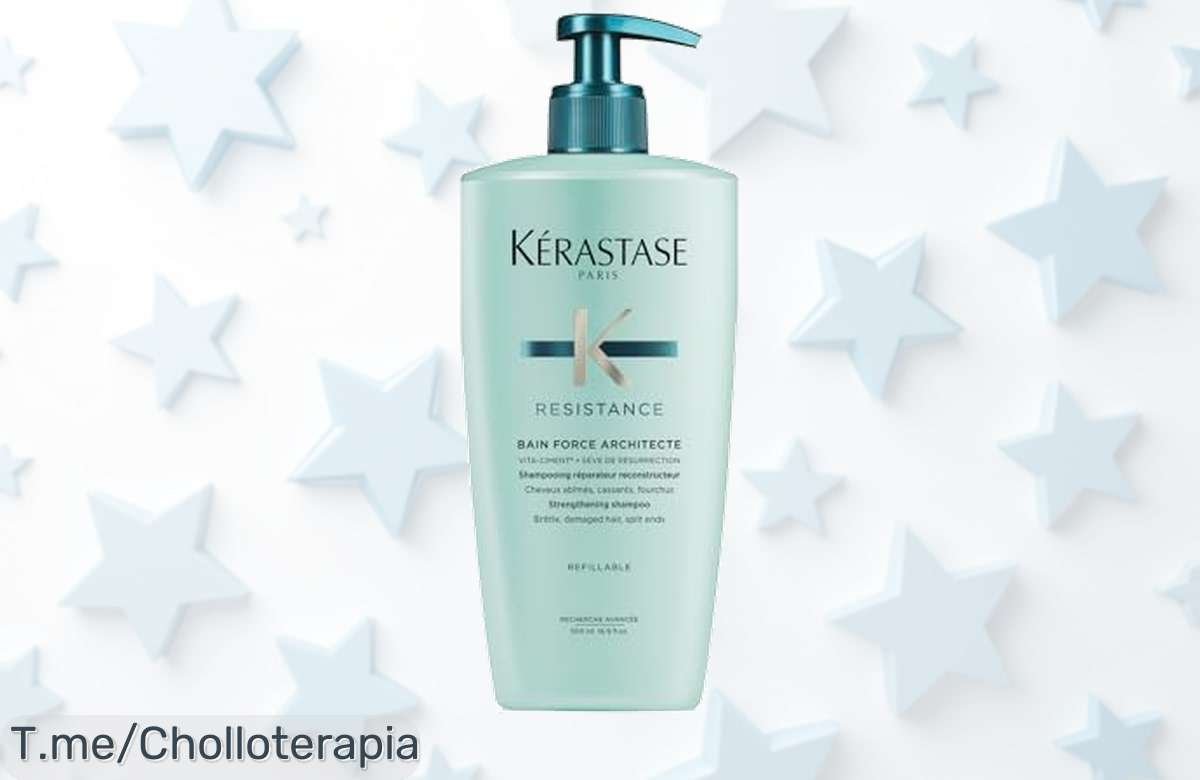 Dile adiós al cabello dañado con el Champú Kérastase y recupera la fuerza de tu pelo; oferta increíble a precio loco, ¡compra ahora antes que se agote!