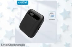 Disco duro externo Crucial NVMe SSD 1TB a un precio de locura; velocidad increíble y espacio ilimitado ¡No esperes más, hazte con el super chollo antes que se agote!