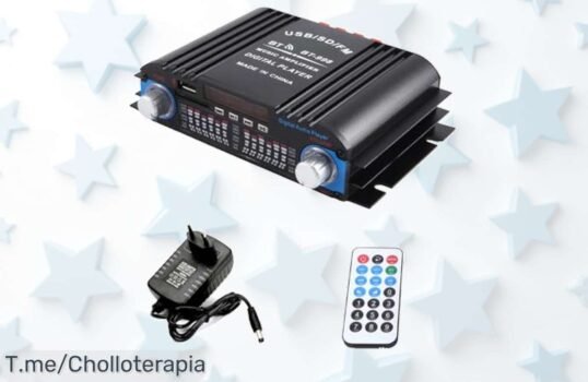 Disfruta de música sin cables con el amplificador Bluetooth Pyatofy y su radio FM, ¡ofertón único para conseguir un sonido HiFi que no podrás dejar pasar!