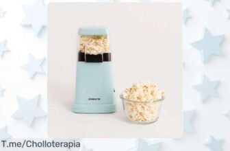 Disfruta del mejor cine en casa con la Máquina Eléctrica de Palomitas, ¡un super chollo que hará tus noches inolvidables! No te quedes sin ella, compra ya antes de que se agote