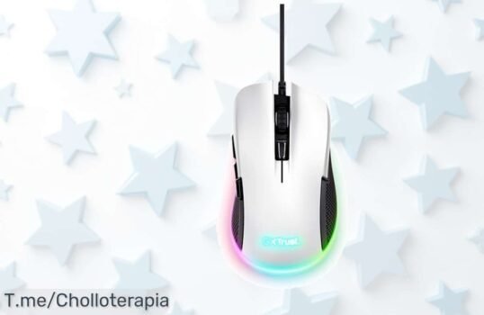 Domina cada juego con el ratón gaming Trust GXT 922W Ybar a un precio loco, personalizable y letal ¡Aprovecha este ofertón antes de que se agote!