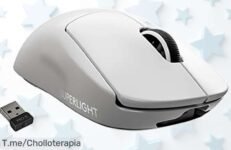 Dominio total en tus partidas con el ratón Logitech G PRO X SUPERLIGHT, ligero y veloz, ¡aprovecha este ofertón exclusivo antes de que se agote!