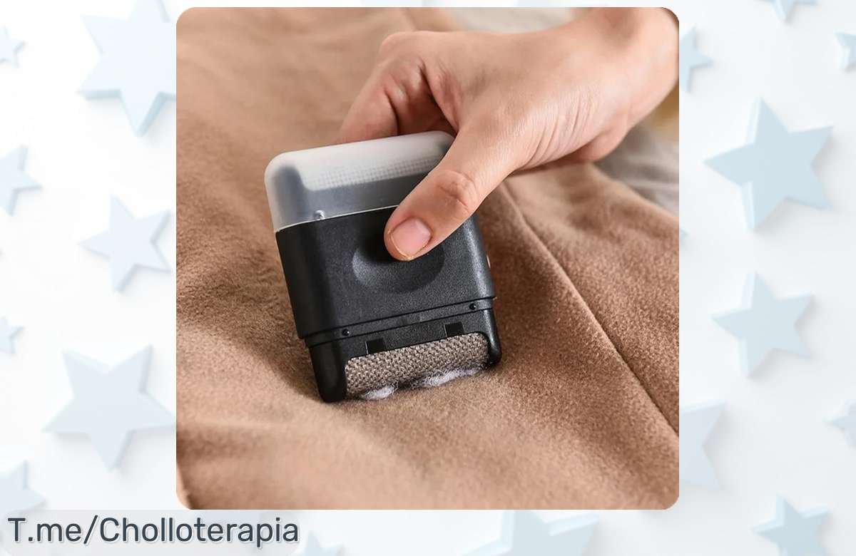 Elimina la pelusa en segundos con nuestro mini rodillo portátil, un super chollo que no puedes dejar pasar. Aprovecha este ofertón limitado y siente la diferencia ya mismo.