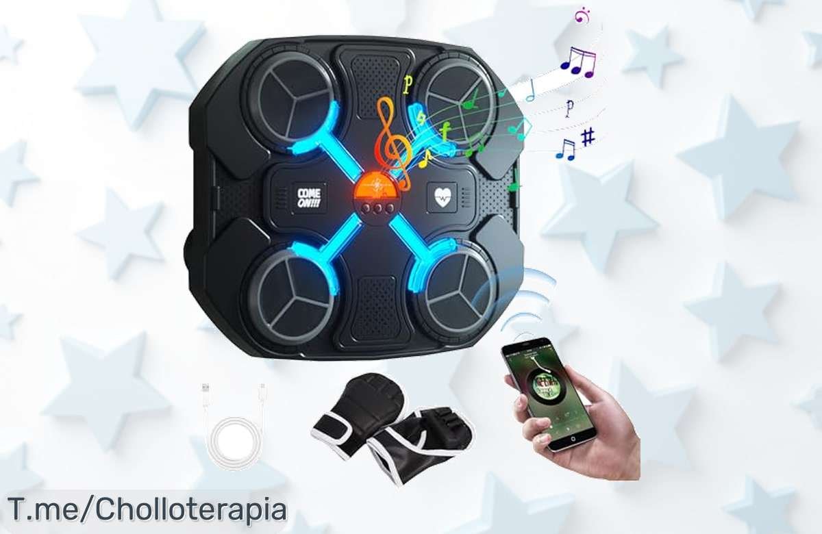 Entrena y diviértete con la Herbst Música Boxing Machine: el super chollo que te hará sudar mientras escuchas tus canciones favoritas. ¡Hazte con ella antes de que se acabe!