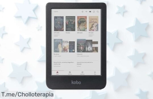 Experimenta la magia de leer con el Kobo Clara Colour: pantalla a color, 12,000 eBooks y audiolibros sin complicaciones ¡Aprovecha este super chollo antes que sea tarde!