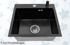 Fregadero de acero inoxidable 45x40cm a precio loco, transforma tu cocina con este super chollo que no puedes dejar escapar, ¡apresúrate que quedan pocas unidades!