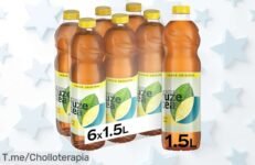 Fuze Tea Original, el super chollo de sabor a limón sin azúcar que te refresca al instante ¡Consigue tu pack de 6 botellas ahora antes que se agoten!