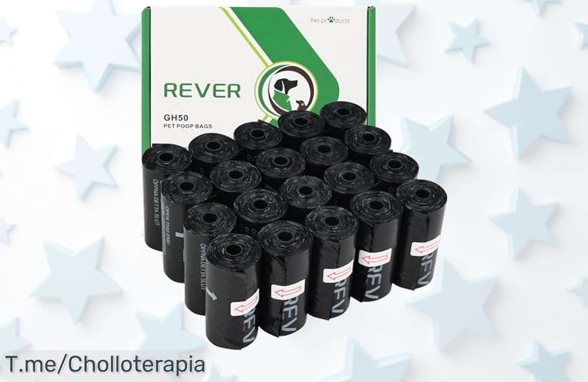 Gran oferta en 300 bolsas Caca Perro, súper resistentes para limpiar sin problemas. Aprovecha este super chollo y mantén todo limpio ¡actúa ya antes que se agoten!