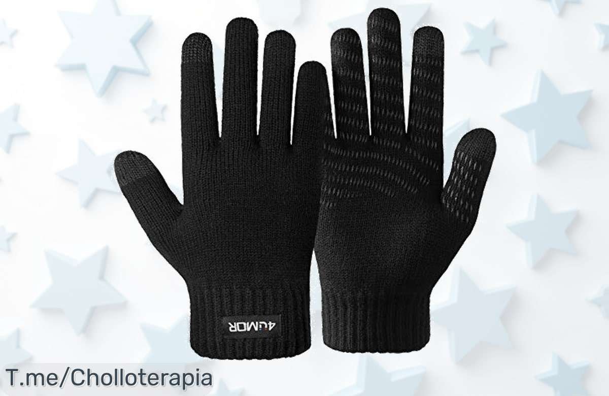 Guantes de Invierno Con Pantalla Táctil a Precio Loco: Mantén tus Manos Calientitas y Conectadas, Aprovecha Este Ofertón Único Antes de Que Se Agoten ¡Compra Ya!