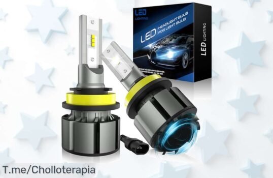 Haz brillar tu coche con JOSHF Bombilla H11 LED: ¡5 veces más luz y fácil de instalar! Aprovecha este ofertón antes que se acabe, ¡tu camino merece lo mejor a un precio loco!
