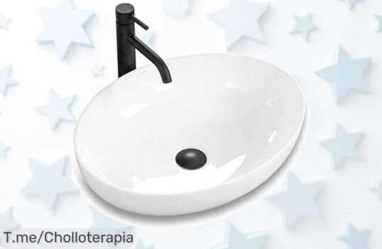 Haz que tu baño brille con el lavabo Rea Carola Slim: diseño elegante y fácil instalación ¡Aprovecha este ofertón espectacular antes de que se agote!