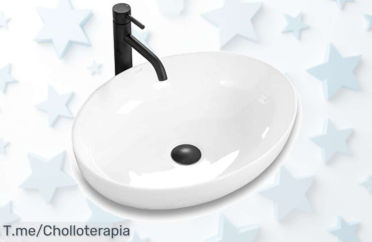 Haz que tu baño brille con el lavabo Rea Carola Slim: diseño elegante y fácil instalación. ¡Aprovecha este ofertón espectacular antes de que se agote!