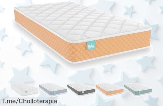 Haz sonreír a tu bebé con el colchón Nalui: soporte perfecto para su crecimiento y sueño seguro en un ofertón exclusivo ¡Transforma sus noches hoy mismo, se agota rápido!