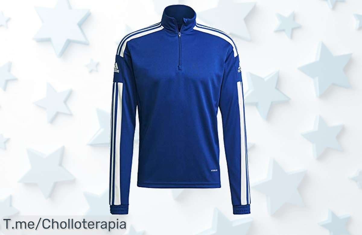 Hazte con el adidas Squadra 21 Training Top, un super chollo para brillar en tus entrenos y guardar todo lo que necesites. ¡Aprovecha esta oferta única antes de que se agote!