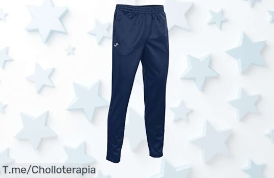 Hazte con el pantalón deportivo Joma, un super chollo que asegura tus cosas con su diseño pitillo y cremalleras ¡Apresúrate, la oferta es nunca vista!