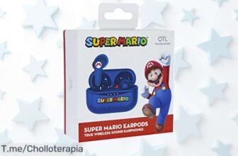 Hazte con los Auriculares Inalámbricos de Super Mario a un precio loco y disfruta 6 horas de diversión intensa Oferta limitada, ¡no te quedes sin ellos!