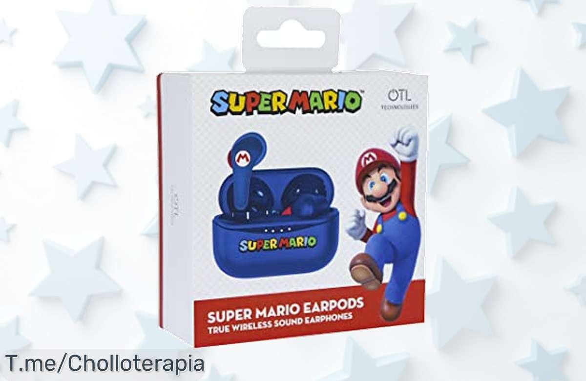 Hazte con los Auriculares Inalámbricos de Super Mario a un precio loco y disfruta 6 horas de diversión intensa. Oferta limitada, ¡no te quedes sin ellos!