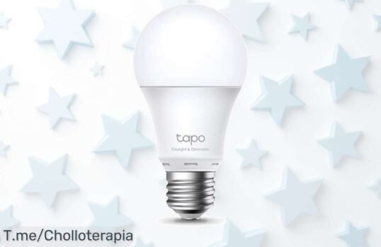 Ilumina tu hogar con la bombilla LED inteligente TPLink Tapo L520E, un ofertón jamás visto que transforma ambientes y controla todo al instante ¡Aprovecha esta locura antes de que se acabe!