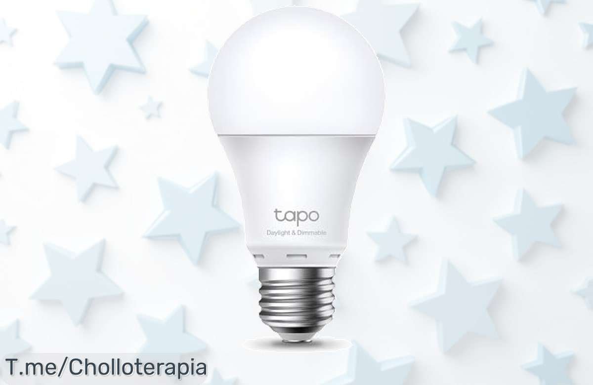Ilumina tu hogar con la bombilla LED inteligente TPLink Tapo L520E, un ofertón jamás visto que transforma ambientes y controla todo al instante ¡Aprovecha esta locura antes de que se acabe!