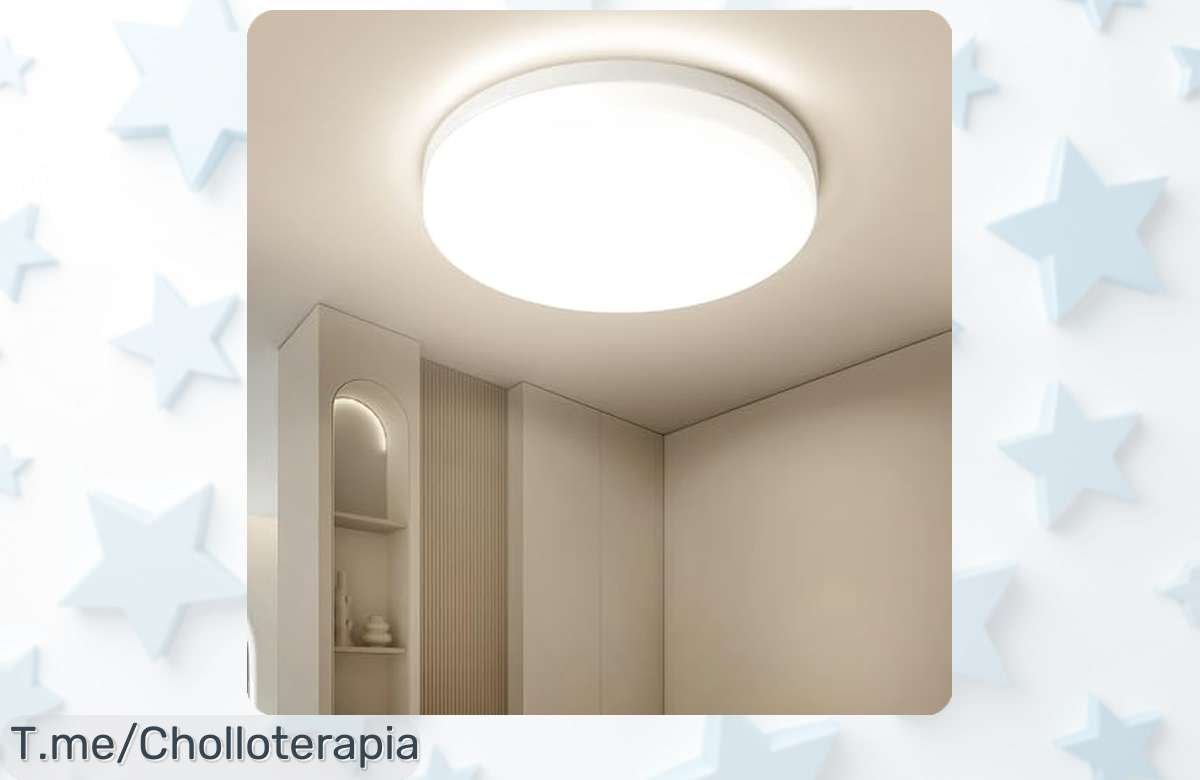 Ilumina tu hogar con nuestro plafón LED impermeable de 4000K y 4800LM a precio loco, ahorra a lo grande pero actúa rápido, ¡la oferta es limitada!