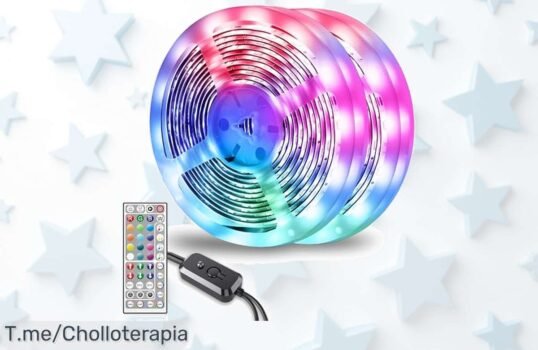 Ilumina tus fiestas con Mexllex Tiras LED, ¡30 metros de colores al ritmo de tu música! Aprovecha este ofertón único y transforma tu hogar antes que se agoten