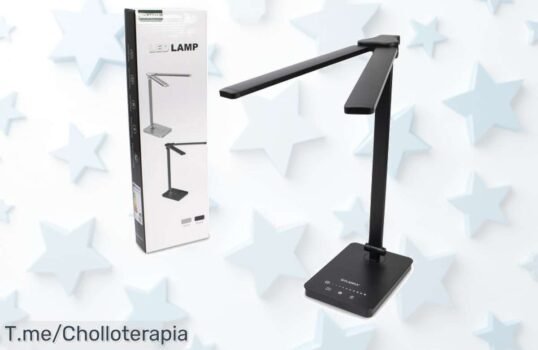 Ilumina tus ideas con nuestra lámpara de escritorio de 76 LEDs y carga USB, ¡solo por tiempo limitado! No te pierdas este ofertón que transformará tu espacio