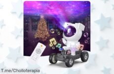 Ilumina tus noches con el proyector de cielo estrellado, un super chollo mágico y musical que transforma tu habitación ¡No te quedes sin el ofertón, actúa ya!