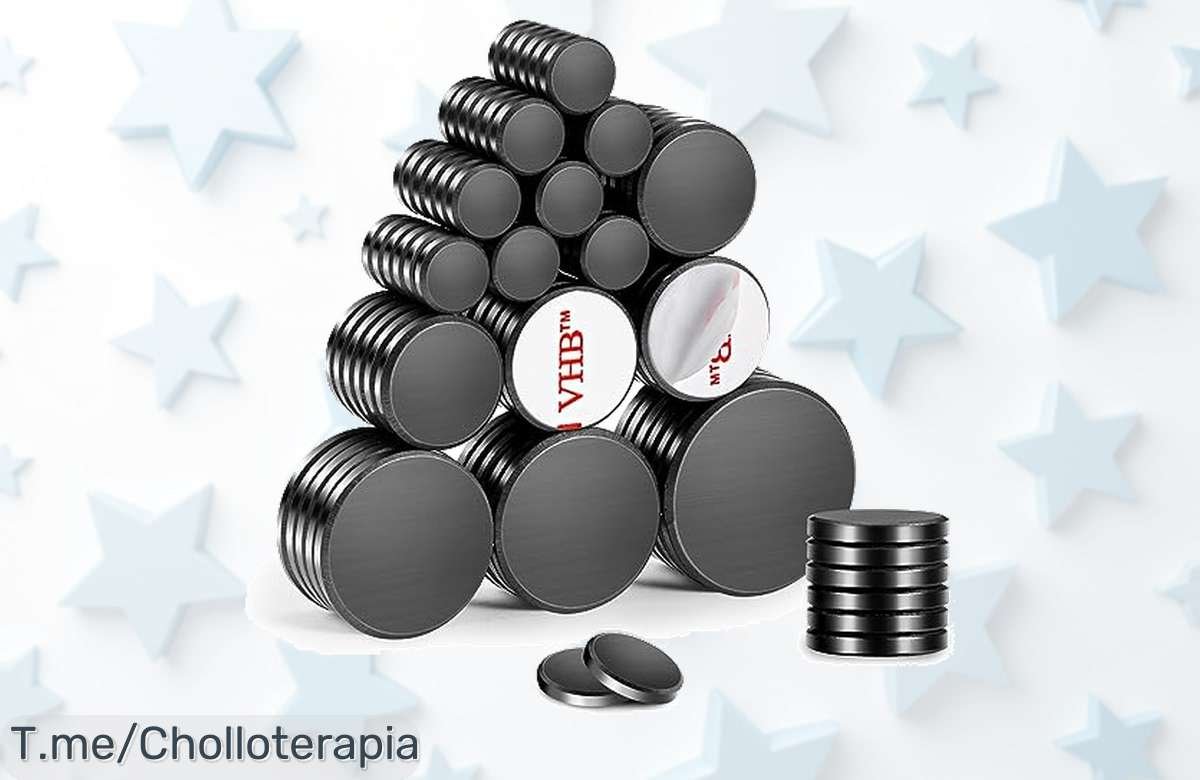 Imanes con Reverso Adhesivo a Precio de Ganga, 100 Piezas para Creatividad Sin Límites, Potente Atracción que No Dejarás Pasar. ¡Compra Ya Antes de Que Se Agoten!