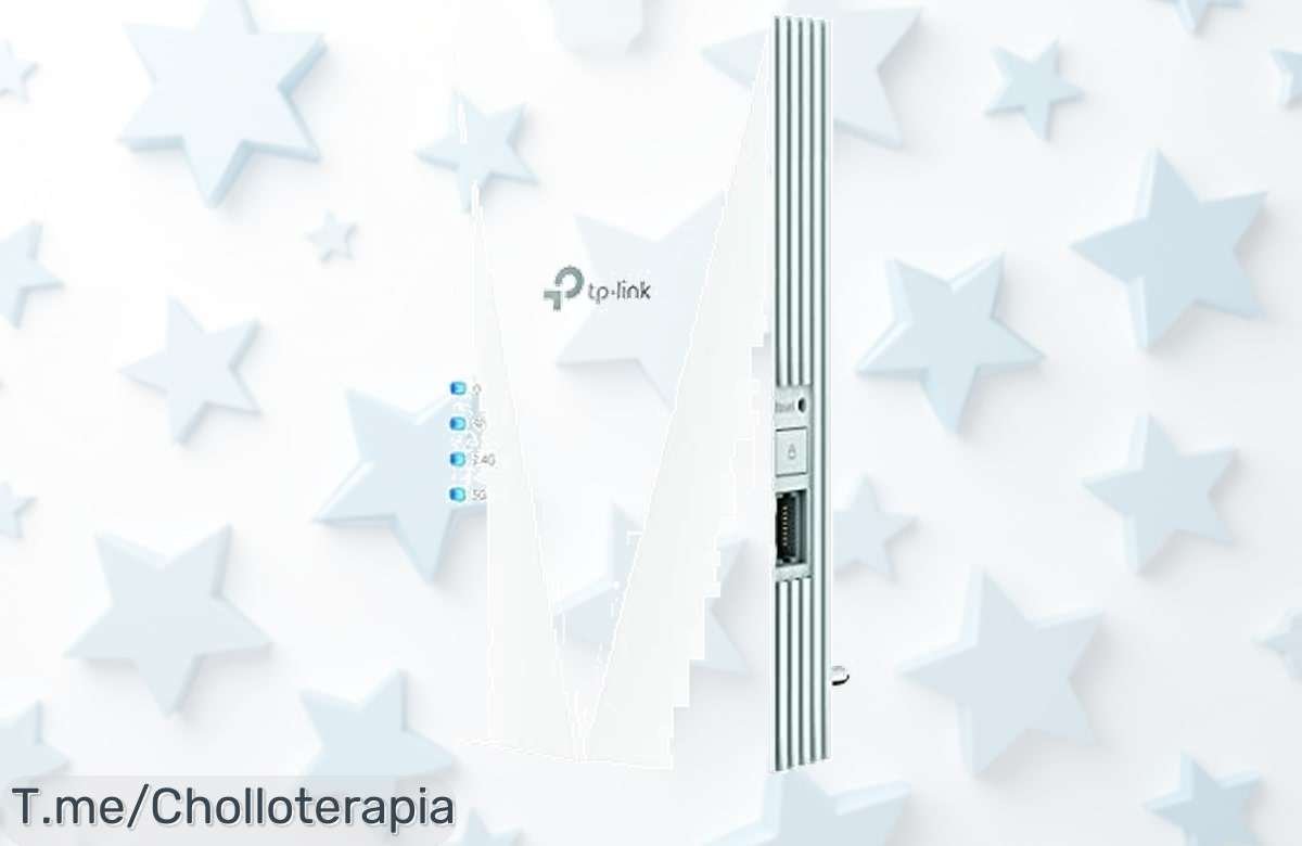 Impulsa tu WiFi con el TPLink RE500X a velocidad supersónica y disfruta de conexiones rápidas en casa. ¡No te pierdas este ofertón, actúa ya antes que se acabe!