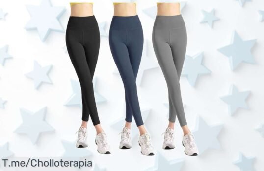 ¡Leggings de yoga sin costuras a precio loco! Llévate 3 por un super chollo y entrena con estilo Oferta limitada, ¡no te quedes sin ellos y compra ya!