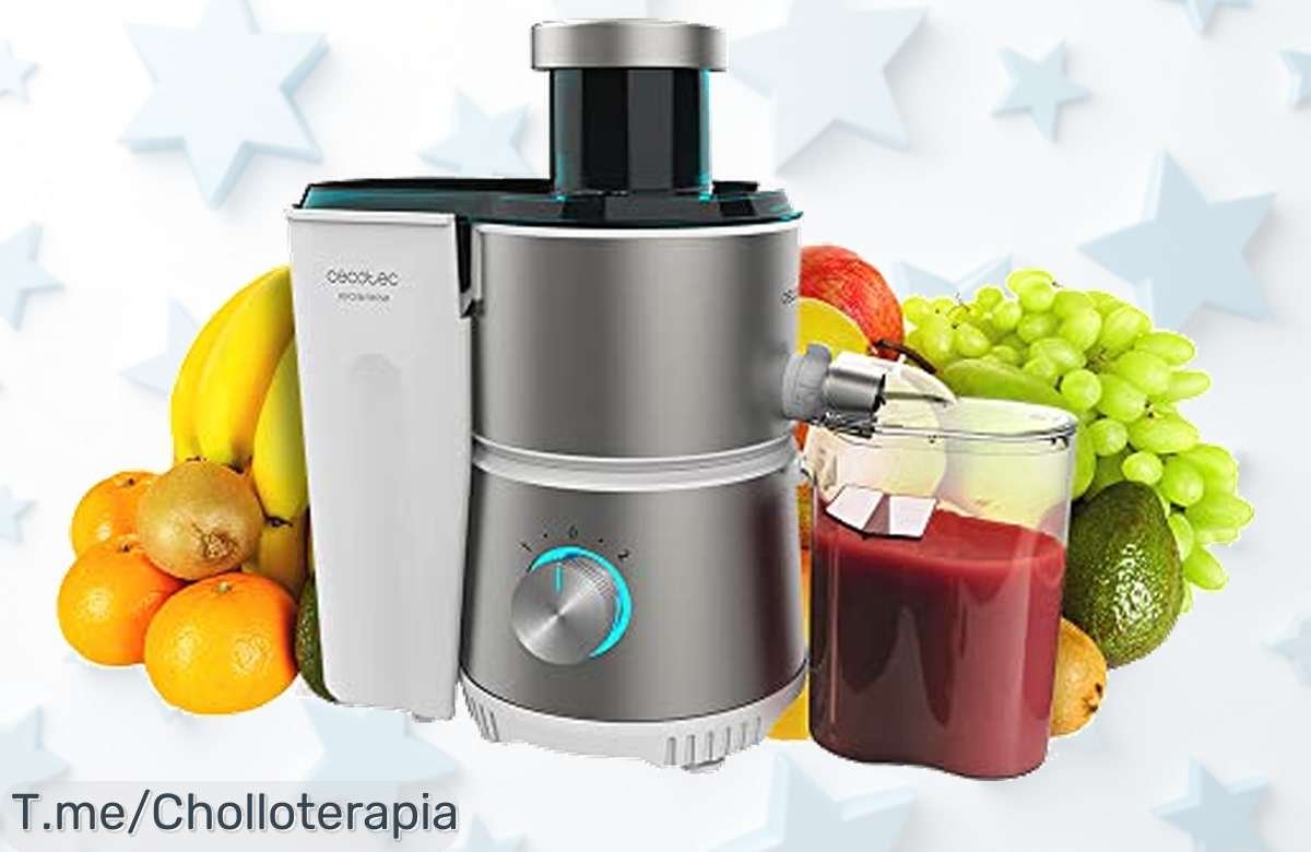 Licuadora Cecotec Juice&Fresh 400 Titan White a un precio loco, disfruta de zumos frescos en segundos y llévatela con descuento brutal. ¡Actúa ya antes que se agote!