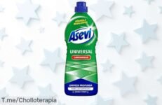 Limpia cada rincón con el Asevi que arrasa la suciedad, secado rápido y aroma forestal ¡Super chollo de 1100 ml! No te quedes sin el tuyo, oferta limitada