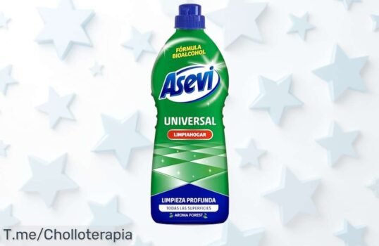 Limpia cada rincón con el Asevi que arrasa la suciedad, secado rápido y aroma forestal ¡Super chollo de 1100 ml! No te quedes sin el tuyo, oferta limitada