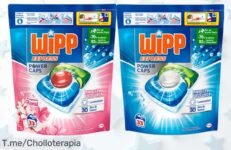 Limpia como un experto en 1, 2, 3 con Wipp Express Power Caps: aroma floral o clásico ¡No dejes pasar este super chollo! Llévate el pack de 33 cápsulas y brilla ya mismo!