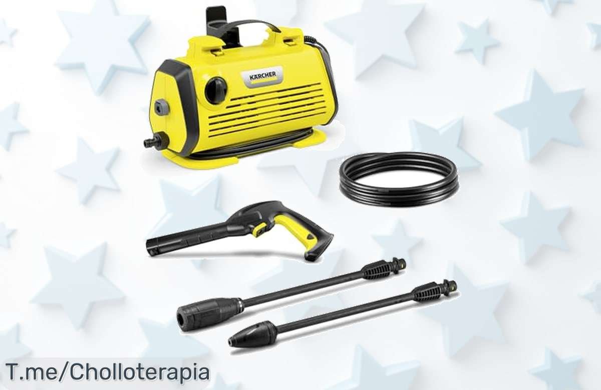 Limpia como un pro con la Kärcher K 3 Horizontal Plus, ¡un ofertón exclusivo que hará brillar tu hogar! Aprovecha el precio loco antes de que se agoten.