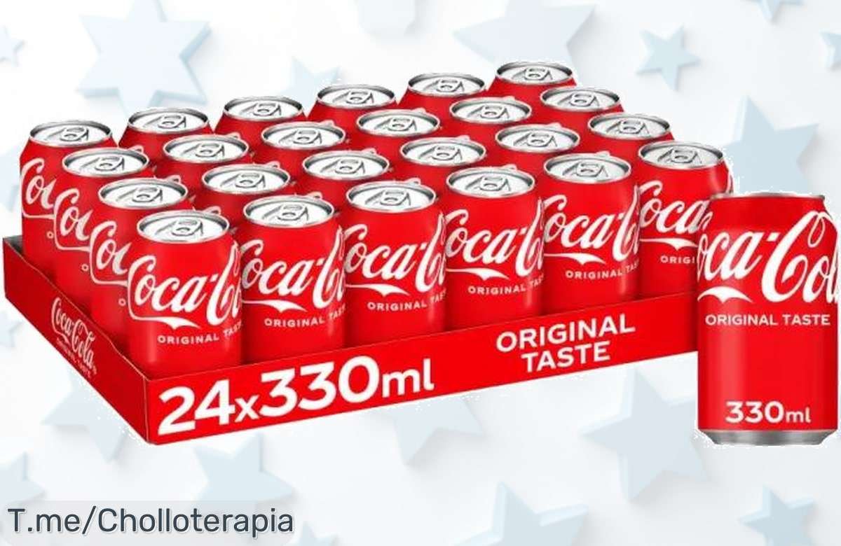 Llévate 24 latas de CocaCola Original/Zero en un super chollo que no se repetirá: refresca tu vida con cada sorbo y aprovecha esta oferta limitada antes de que desaparezca.