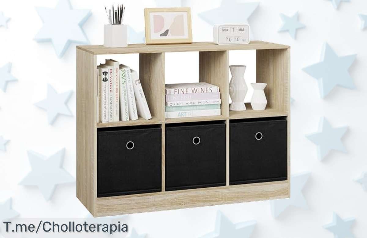 Llévate la increíble estantería WOLTU con 6 cubos y 3 cajones de tela al precio loco que solo dura un instante. Organiza tu hogar antes de que se acabe esta oportunidad única.