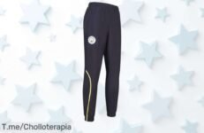 Luce como un campeón con los pantalones Prematch de Manchester City a precio loco, ¡stock limitado! No dejes pasar esta oportunidad única y actúa ya antes que se agoten
