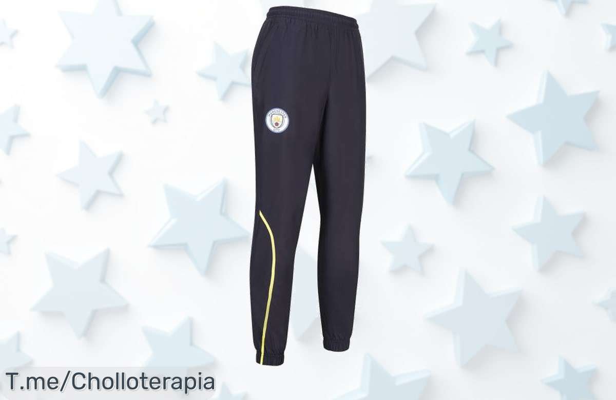 Luce como un campeón con los pantalones Prematch de Manchester City a precio loco, ¡stock limitado! No dejes pasar esta oportunidad única y actúa ya antes que se agoten.