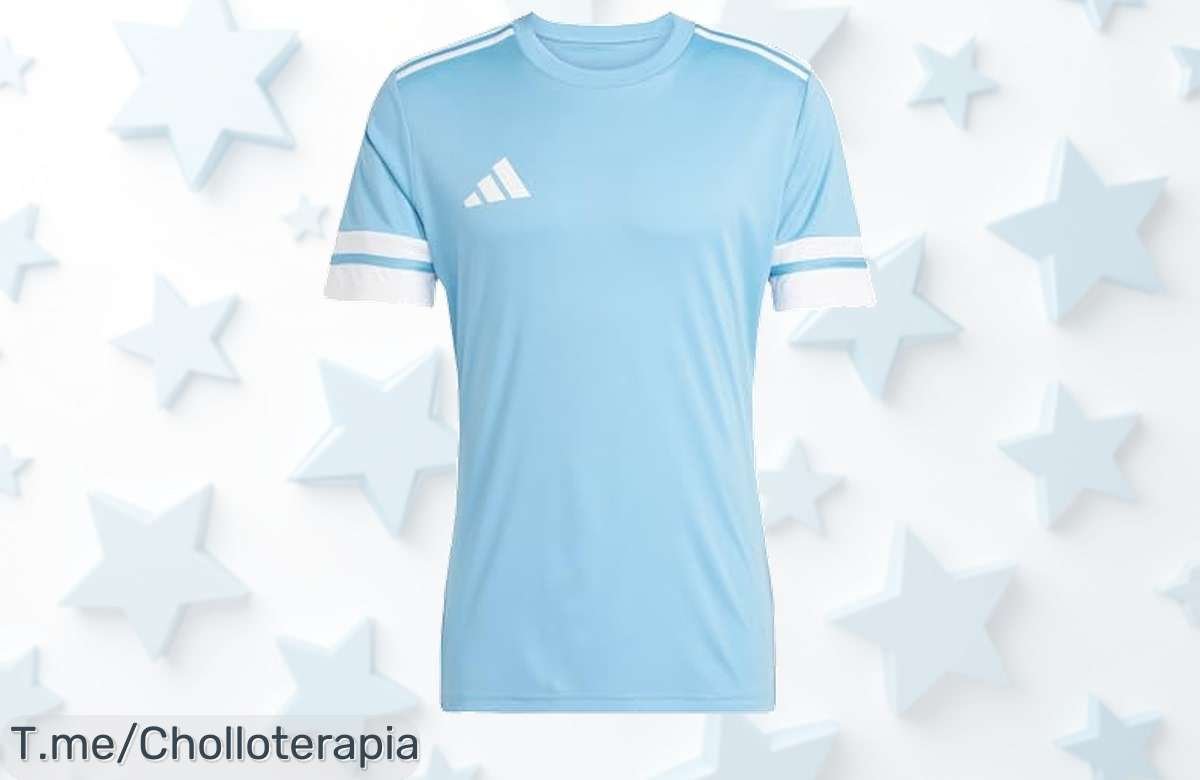Luce espectacular con la camiseta adidas SQUADRA25, corte que resalta tu figura y personaliza tu estilo. Aprovecha este ofertón único antes de que se agote.