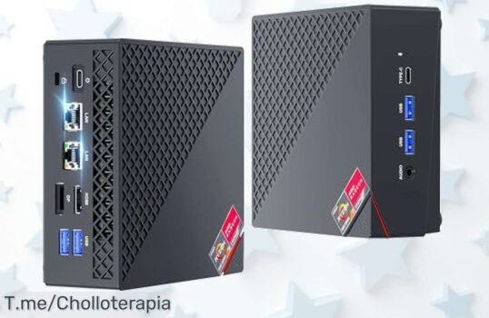 Mini PC NiPoGi AM06Pro con AMD Ryzen 7 y 32GB de RAM a precio loco, ¡mejora tu productividad en un abrir y cerrar de ojos! Oferta brutal limitada, actúa ya