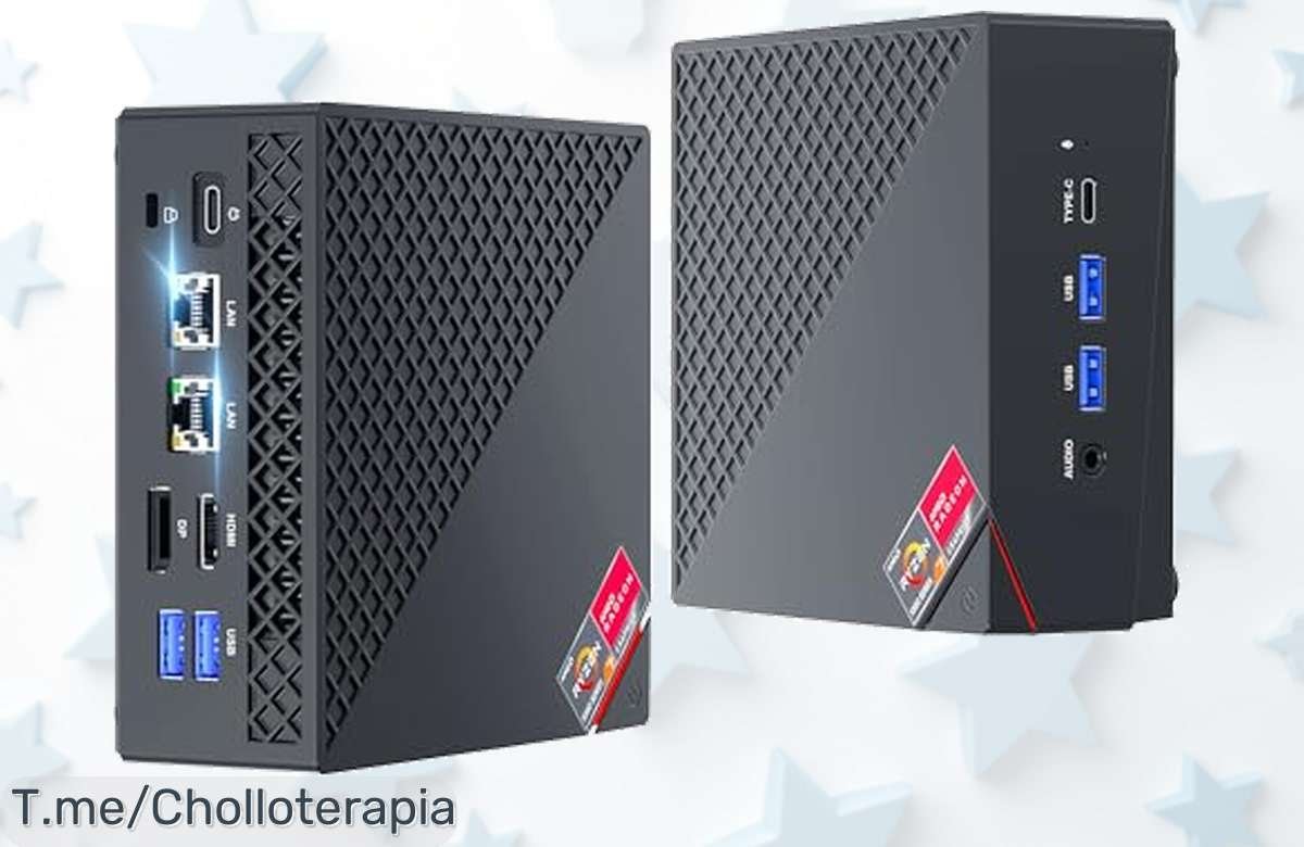 Mini PC NiPoGi AM06Pro con AMD Ryzen 7 y 32GB de RAM a precio loco, ¡mejora tu productividad en un abrir y cerrar de ojos! Oferta brutal limitada, actúa ya.