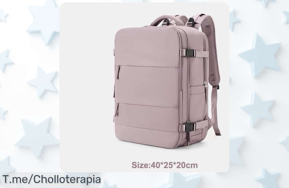 Mochila de Viaje ZP, el super chollo que necesitas para tus escapadas. Ligera y perfecta para Ryanair. No te quedes sin la tuya, ¡ofertón limitado!