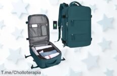 Mochila de viaje increíble: espaciosa, impermeable y con puerto USB ¡No te pierdas este chollazo, las unidades vuelan! Compra ahora y viaja sin preocupaciones