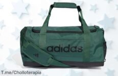 Mochila duffel adidas al mejor precio loco, con múltiples bolsillos y cremalleras seguras que cuidan tus cosas ¡No esperes más, aprovecha este ofertón antes de que se agote!