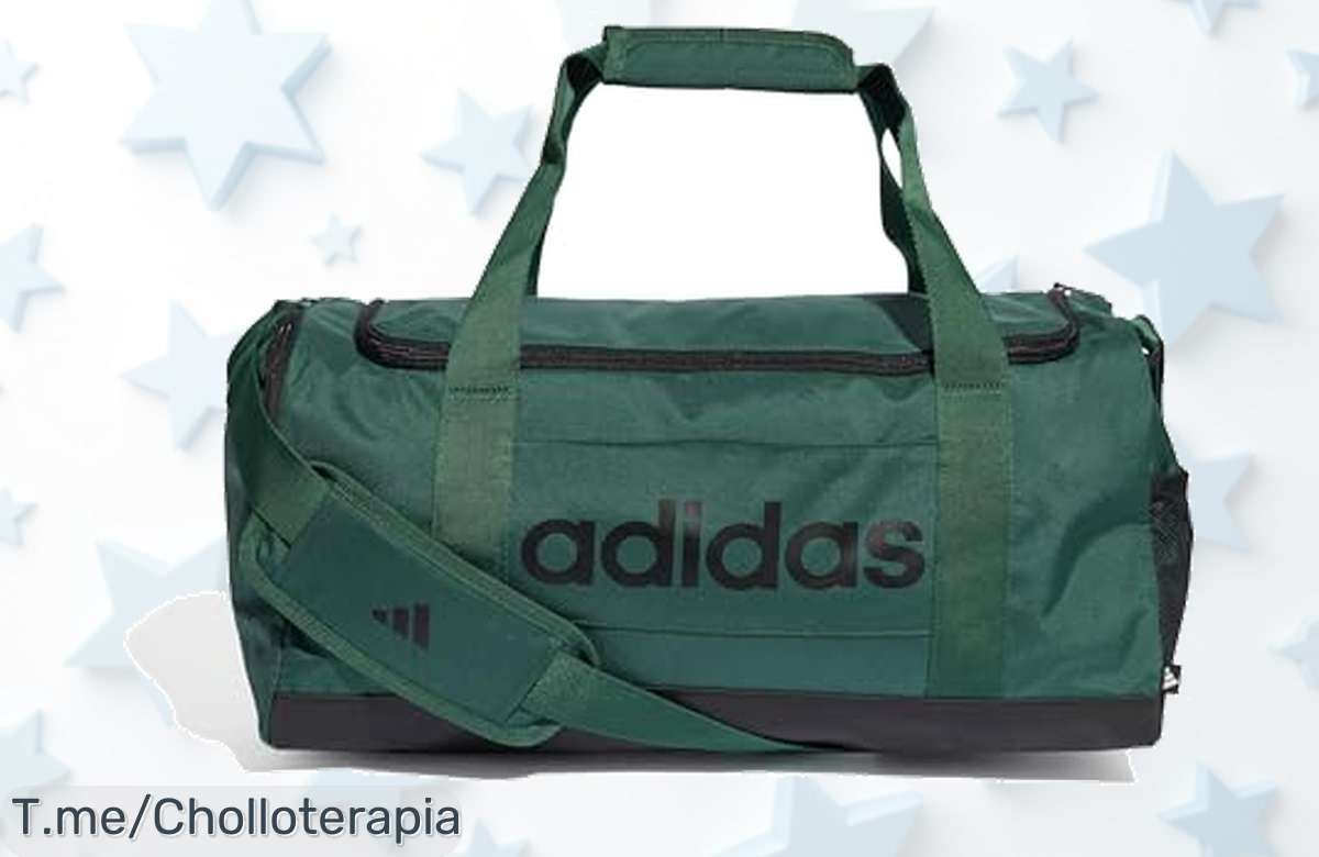 Mochila duffel adidas al mejor precio loco, con múltiples bolsillos y cremalleras seguras que cuidan tus cosas. ¡No esperes más, aprovecha este ofertón antes de que se agote!